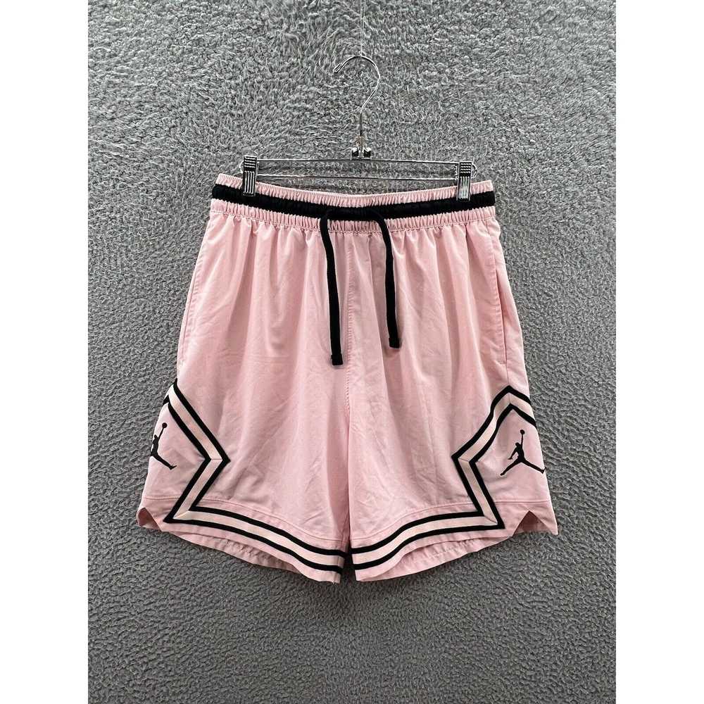 Nike Jordan Sport Dri-Fit Diamond Pink Shorts Med… - image 1