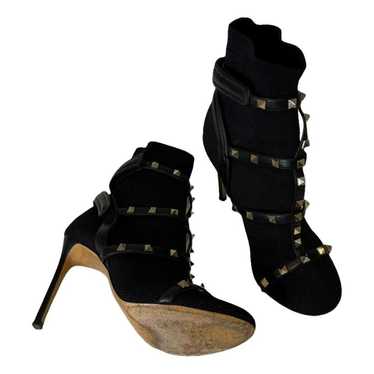 Valentino Garavani Rockstud cloth boots