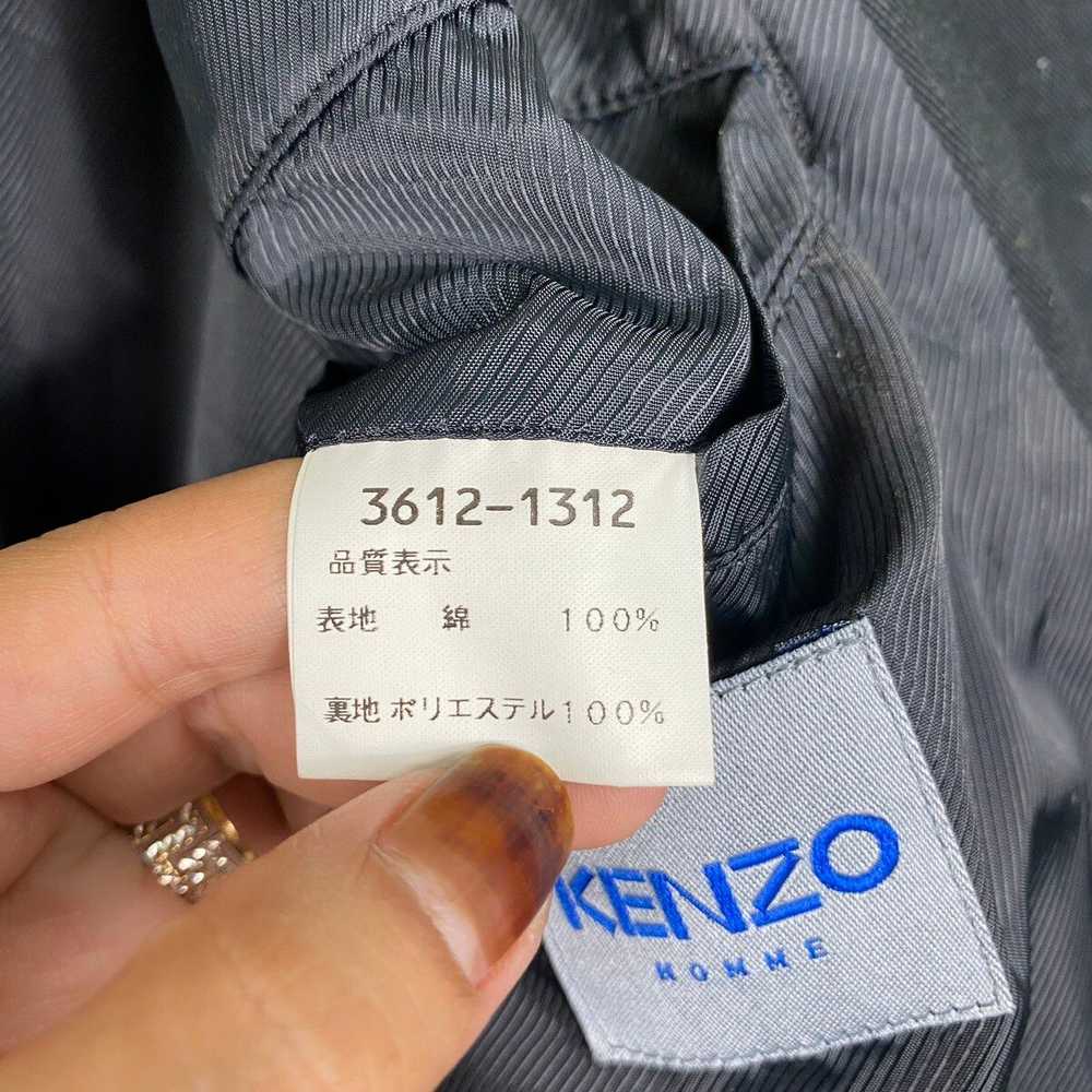 Japanese Brand × Kenzo Kenzo black trenchcoat - image 11