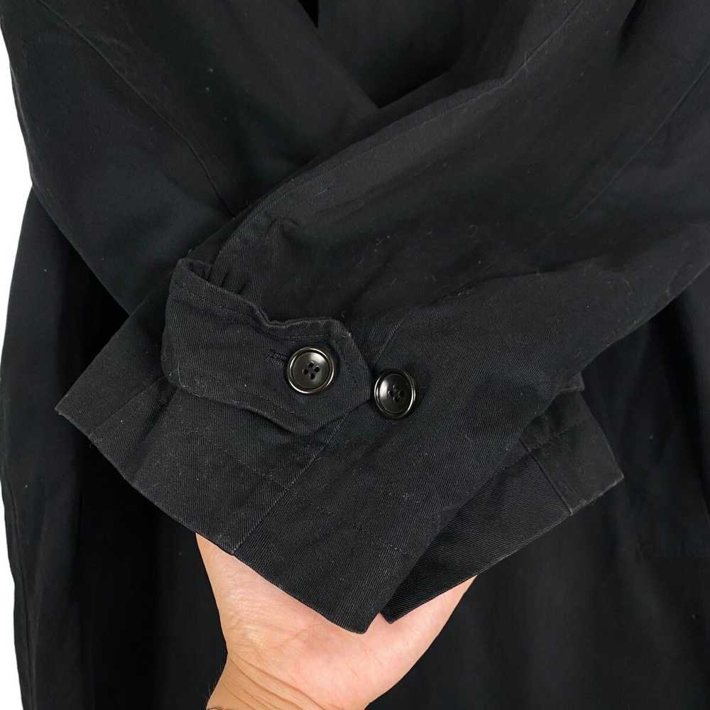 Japanese Brand × Kenzo Kenzo black trenchcoat - image 6