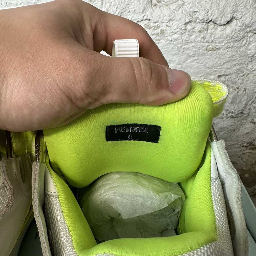 Lanvin Lanvin Curb Sneaker White Neon Yellow Size… - image 7