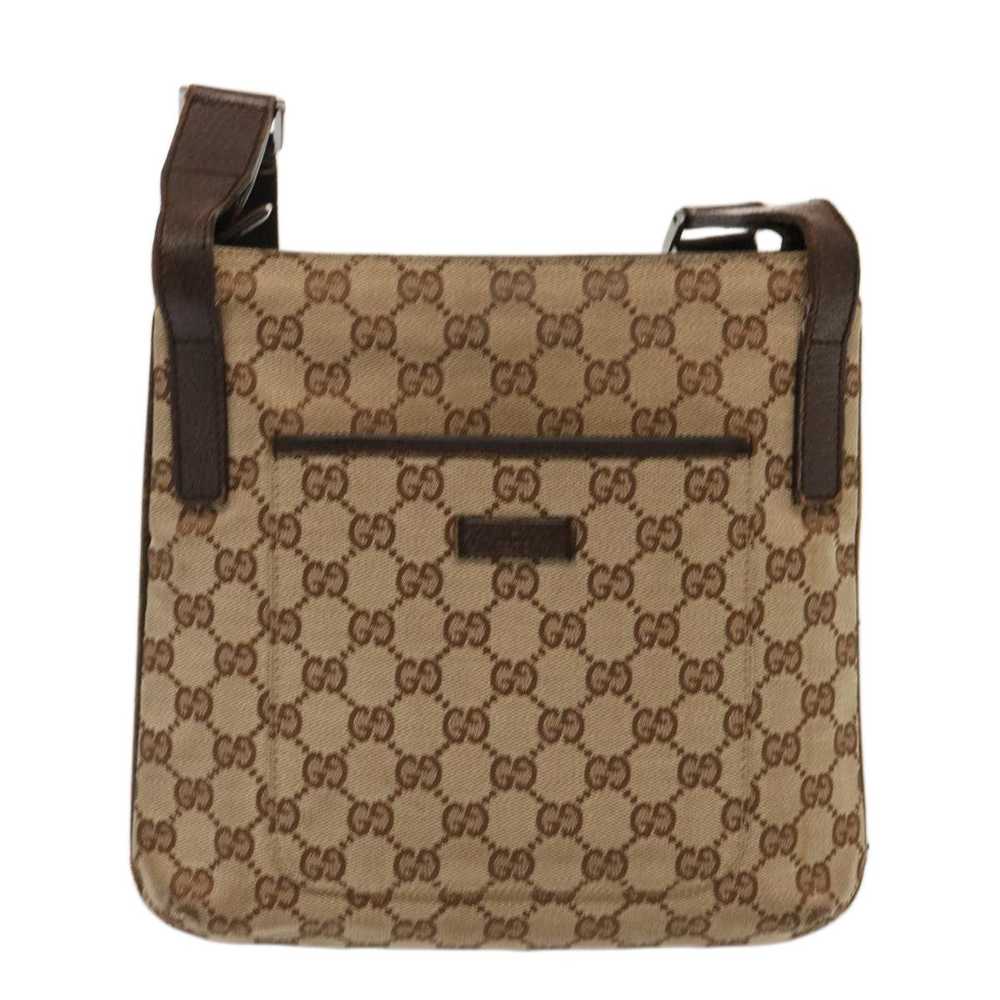 Gucci GUCCI GG Canvas Shoulder Bag Beige 122793 A… - image 12