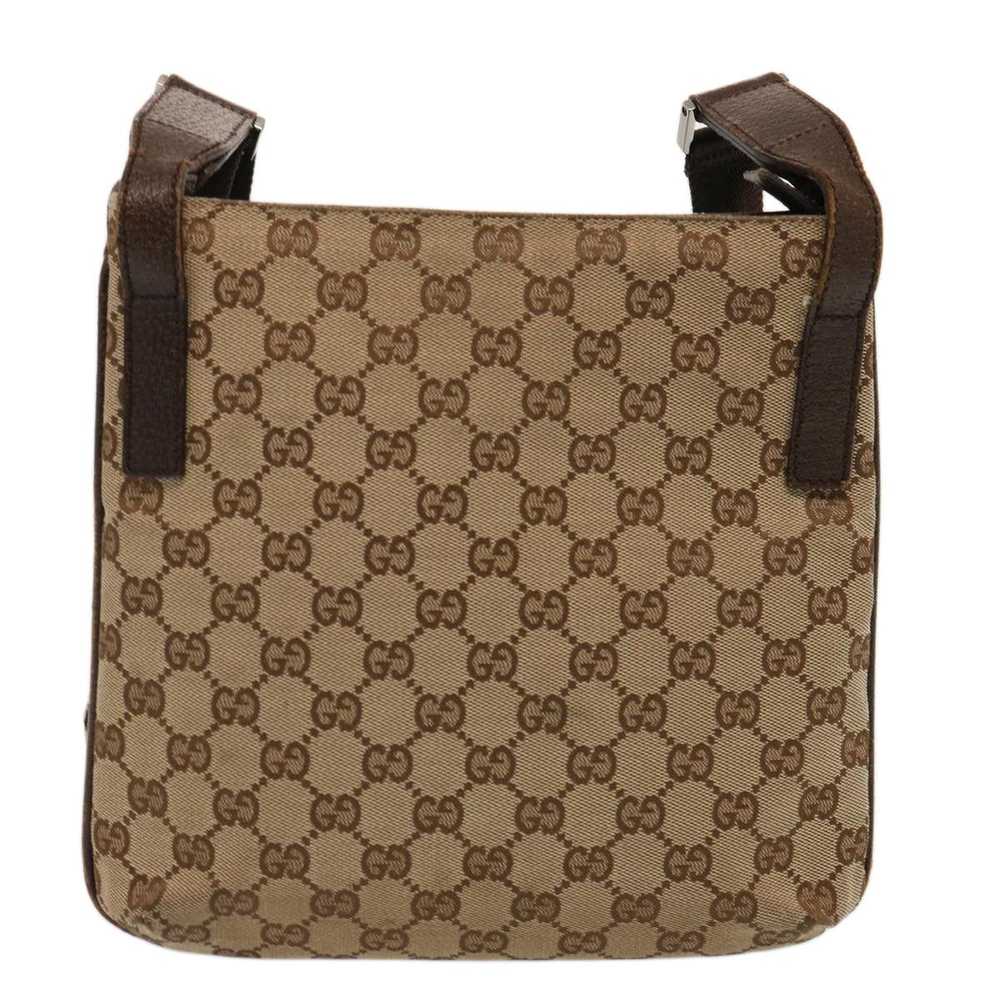 Gucci GUCCI GG Canvas Shoulder Bag Beige 122793 A… - image 2