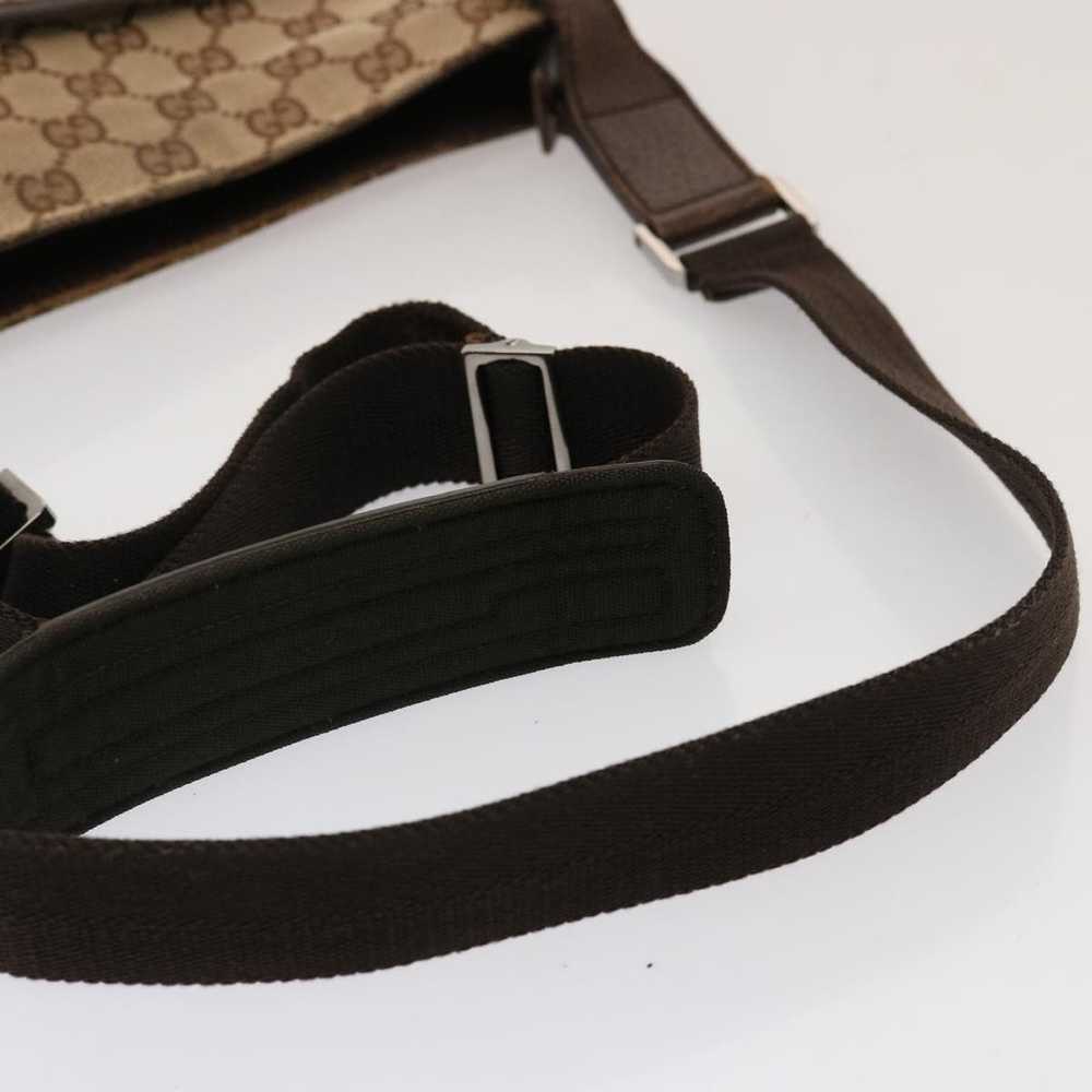 Gucci GUCCI GG Canvas Shoulder Bag Beige 122793 A… - image 7