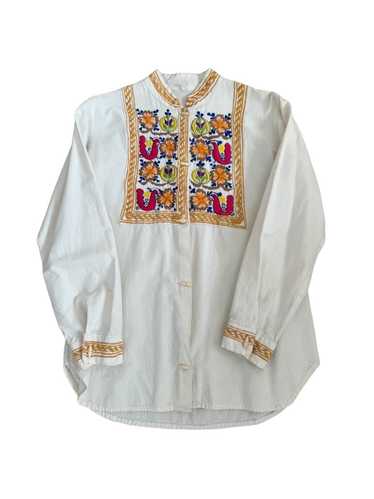 60's/70's Hippy Embroidered Blouse #1