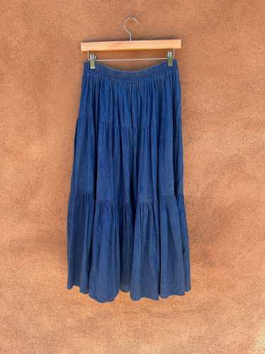 Glen Cove Denim Maxi Skirt