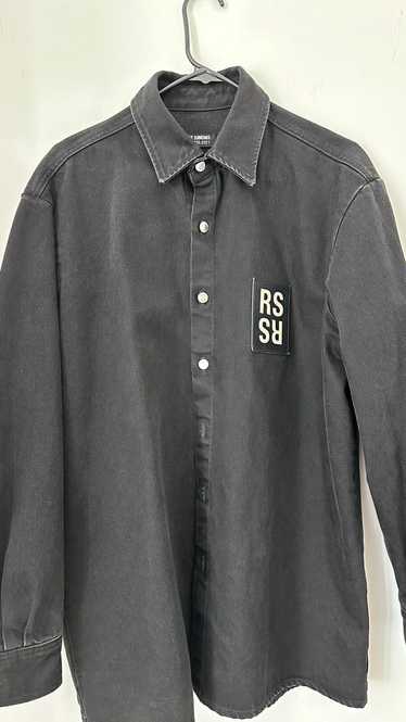 Raf Simons Raf Simons Slim Fit Denim Logo Shirt - 