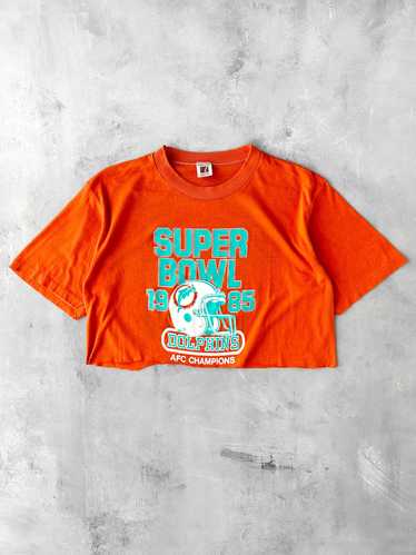 Miami Dolphins Cropped T-Shirt '85 - Large