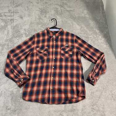 Akoo plaid long sleeve button down purchases shirt size XXL