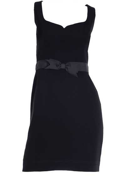 1989 Franco Moschino Vintage Little Black Dress w 