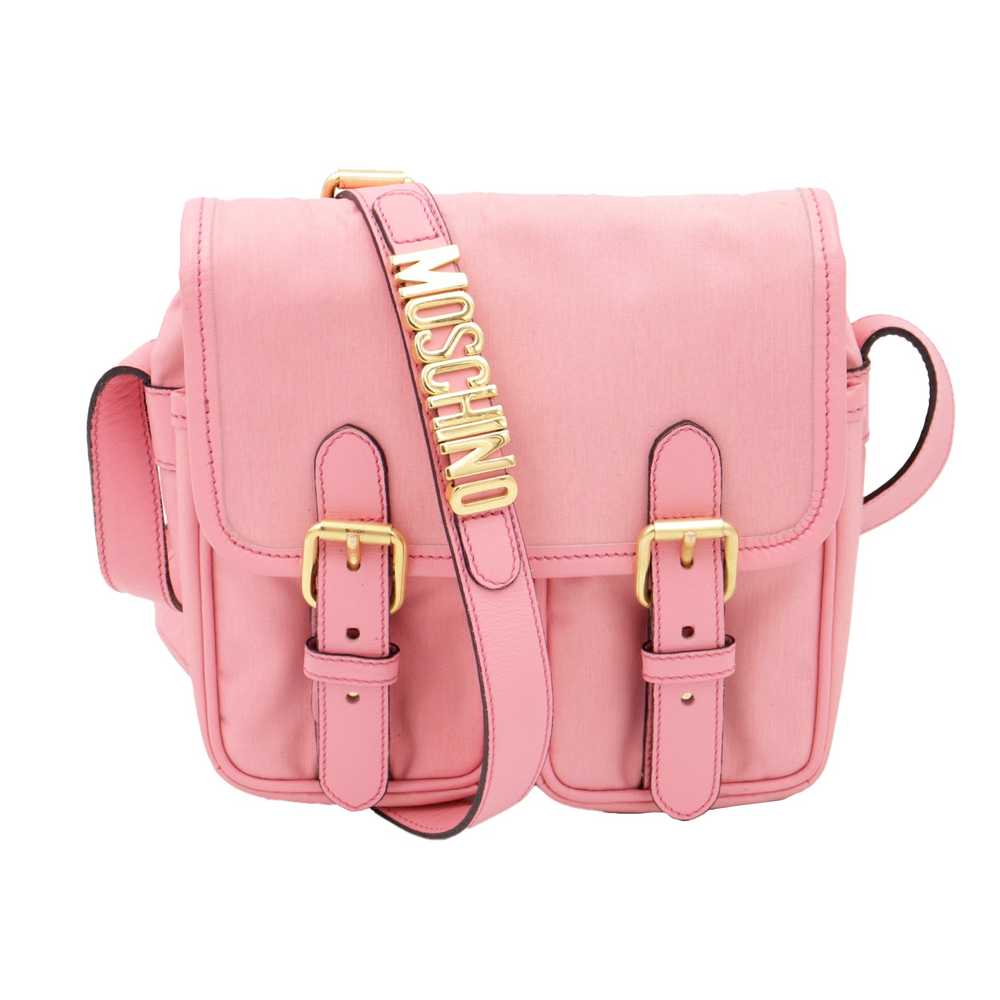 Vintage Moschino Redwall Pink Satchel Style Cross… - image 11