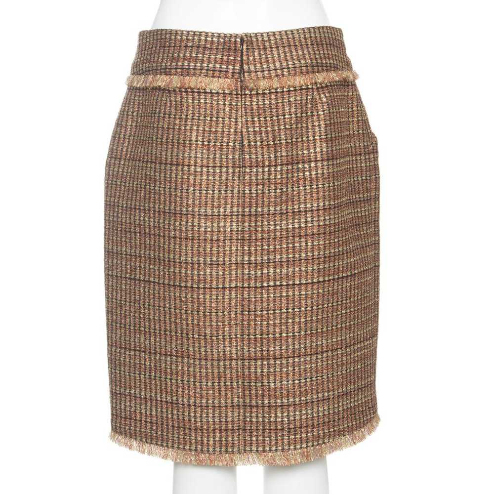 Chanel Tweed mid-length skirt - image 2