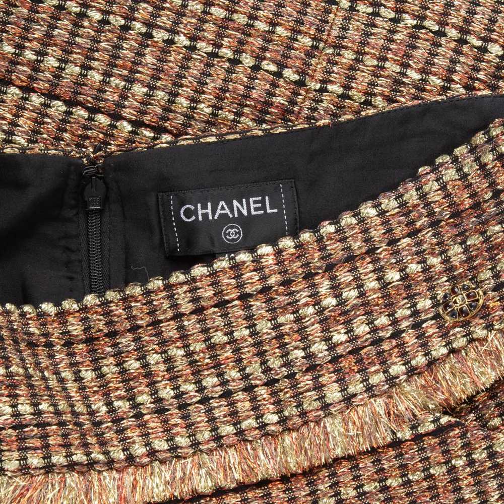 Chanel Tweed mid-length skirt - image 3