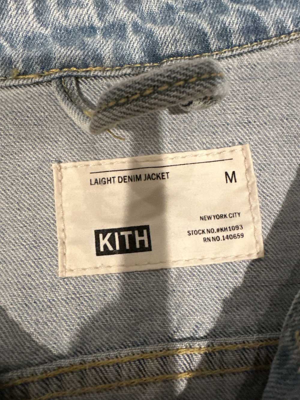 Kith Kith LAIGHT paint splatter DENIM JACKET - image 6