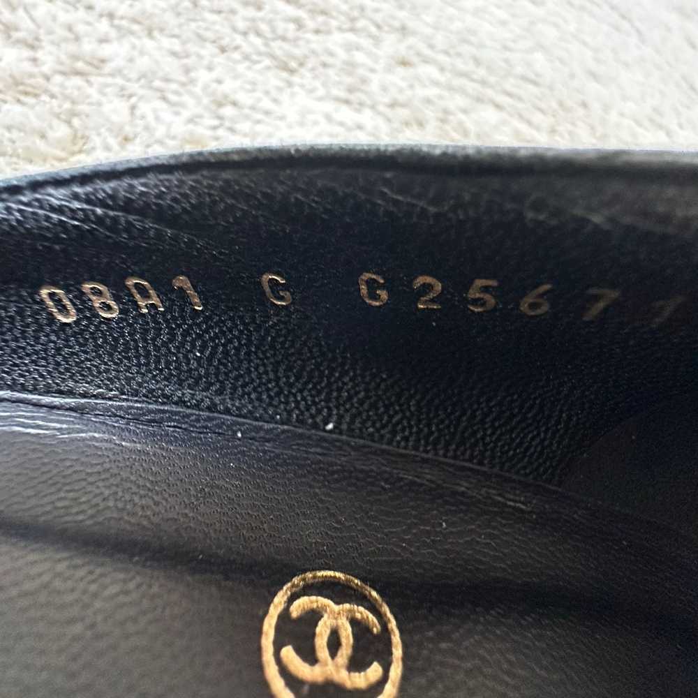 Chanel Chanel Black Leather Interlocking CC Logo … - image 9