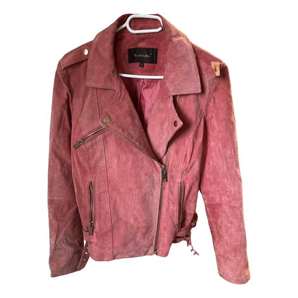 Mac Douglas Leather biker jacket - image 1