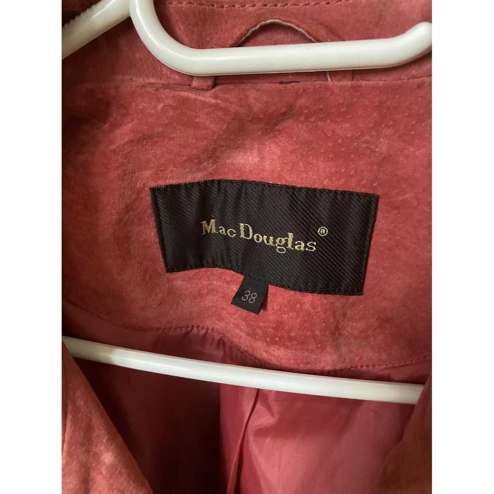 Mac Douglas Leather biker jacket - image 3