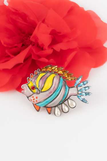 Broche "poisson" Loulou De La Falaise