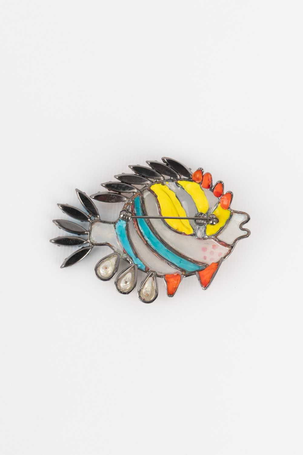 Broche "poisson" Loulou De La Falaise - image 7