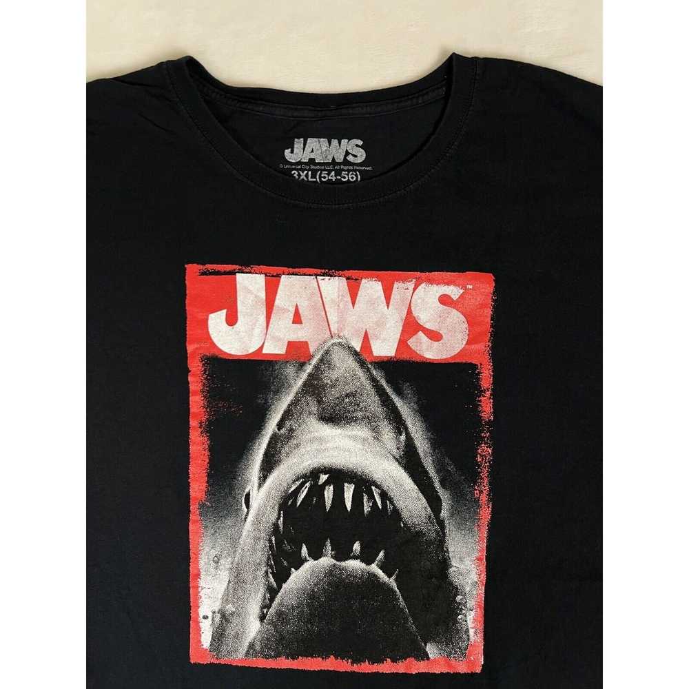 Vintage Jaws Movie T-Shirt Size 3XL Black Vintage… - image 4