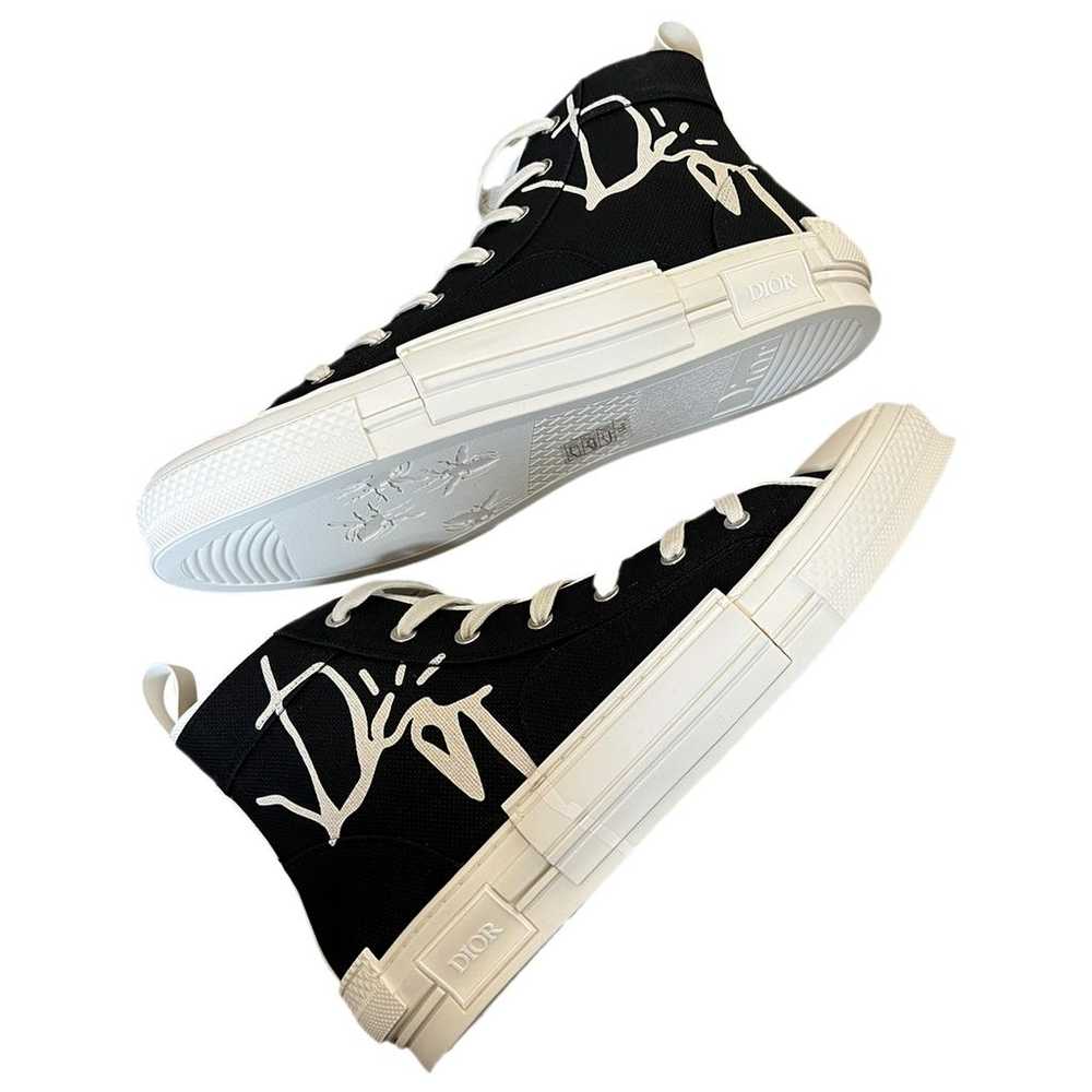 Dior Homme Cloth high trainers - image 1