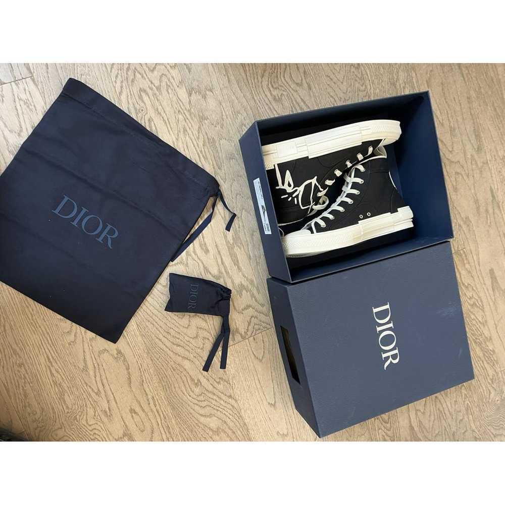 Dior Homme Cloth high trainers - image 6
