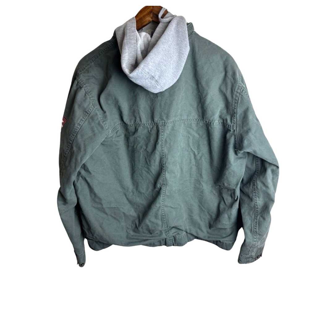 Gotcha Vintage Gotcha Men’s Olive Hooded Jacket S… - image 2