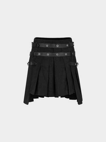 Dolce and Gabbana D&G Fall 2003 Pleated Wool Skirt