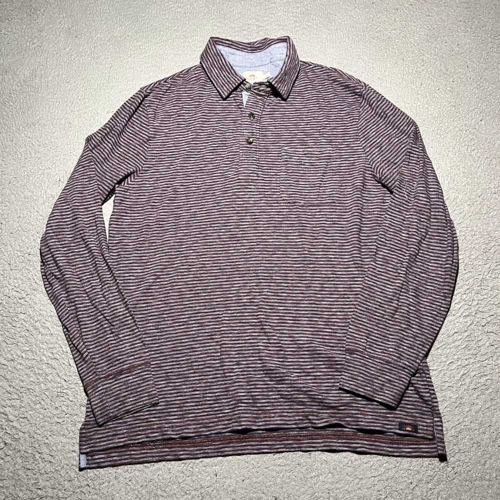 Faherty Faherty Polo Shirt Mens Small Stripe Cott… - image 1
