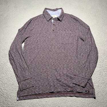 Faherty Faherty Polo Shirt Mens Small Stripe Cott… - image 1