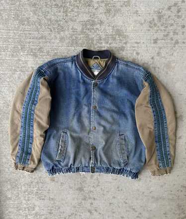 Bomber Jacket × Streetwear × Vintage Distressed De