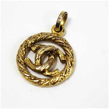 Chanel Chanel Necklace Pendant Top Coco Mark Gold… - image 1