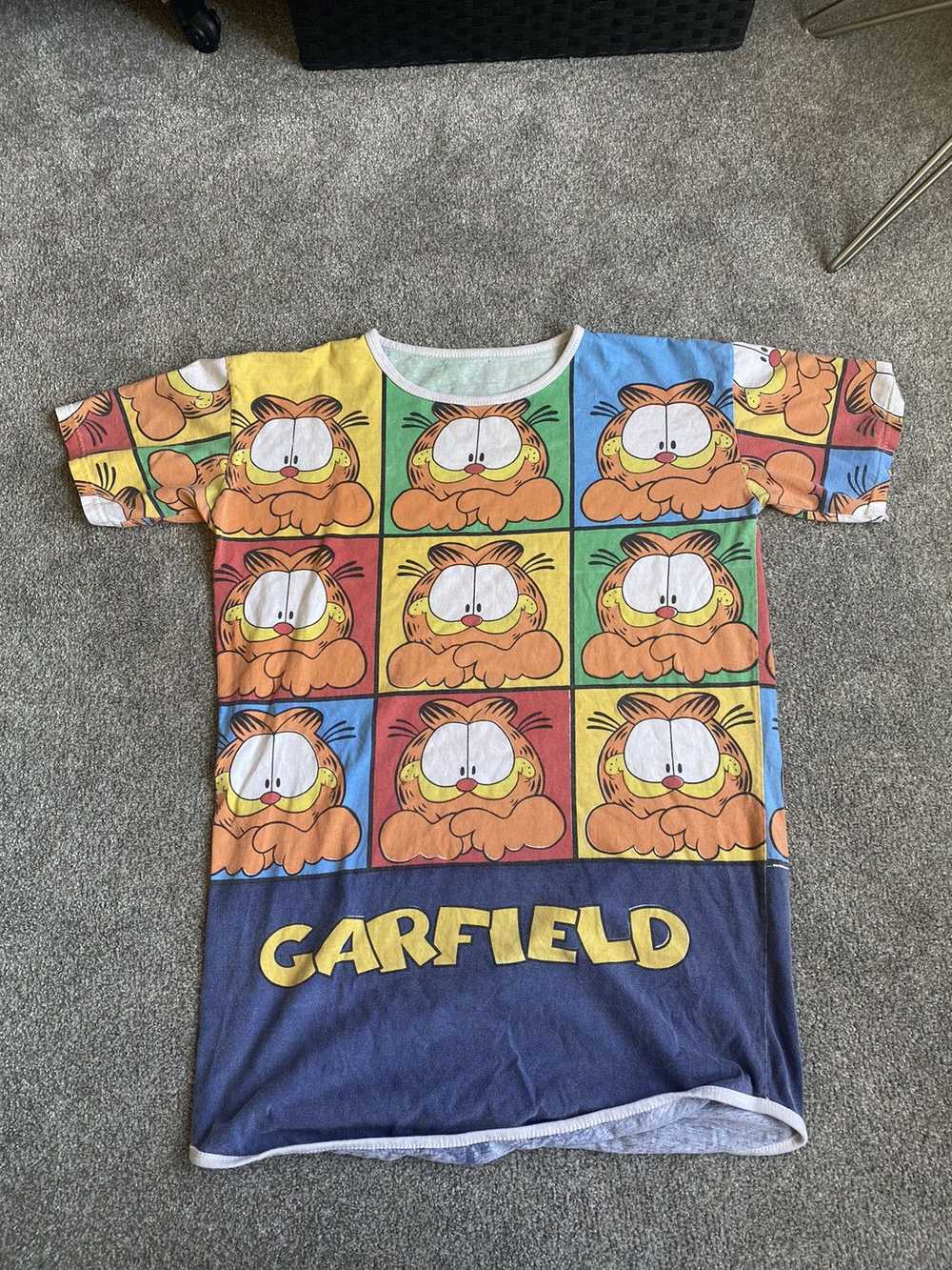 Garfield × Vintage Vintage Garfield mega print sh… - image 1