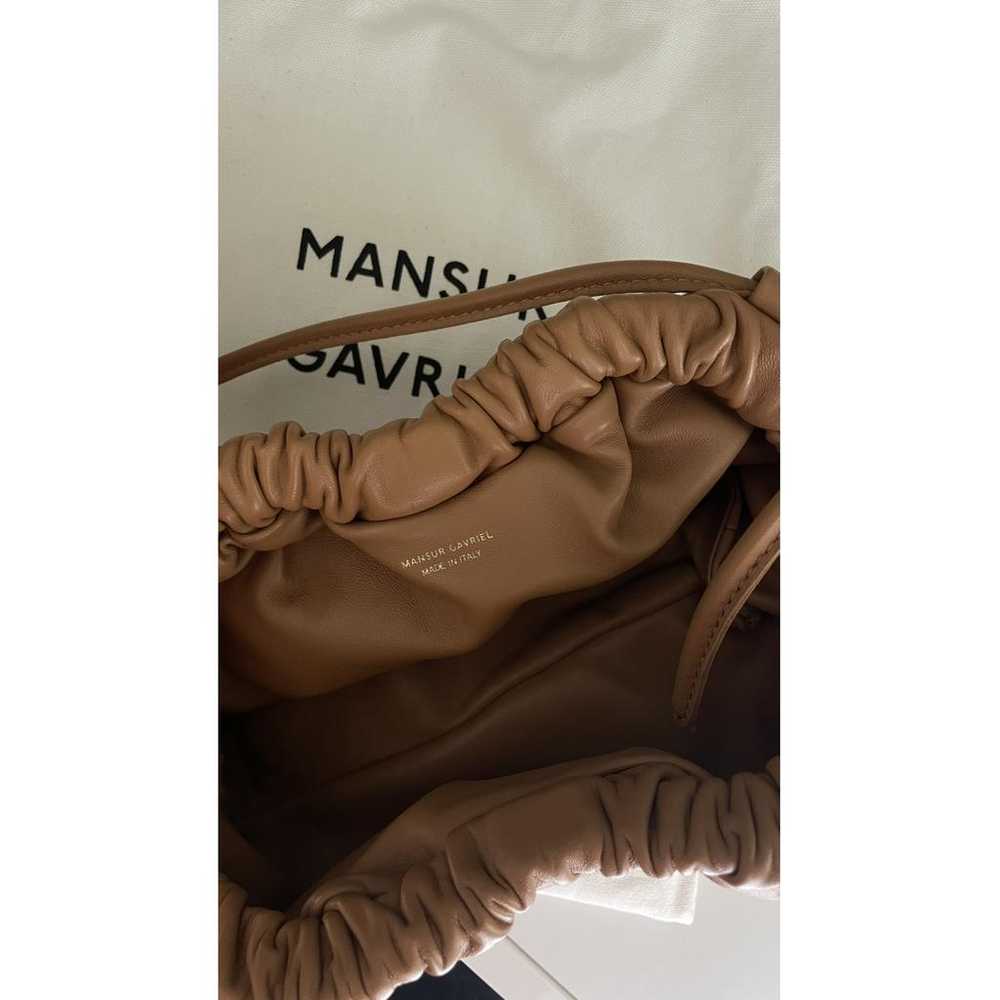 Mansur Gavriel Cloud leather clutch bag - image 10