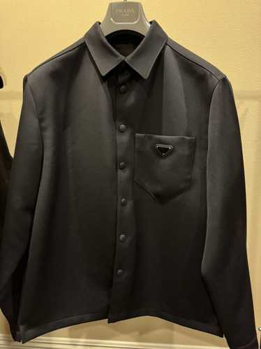 Prada Prada button up twill jacket