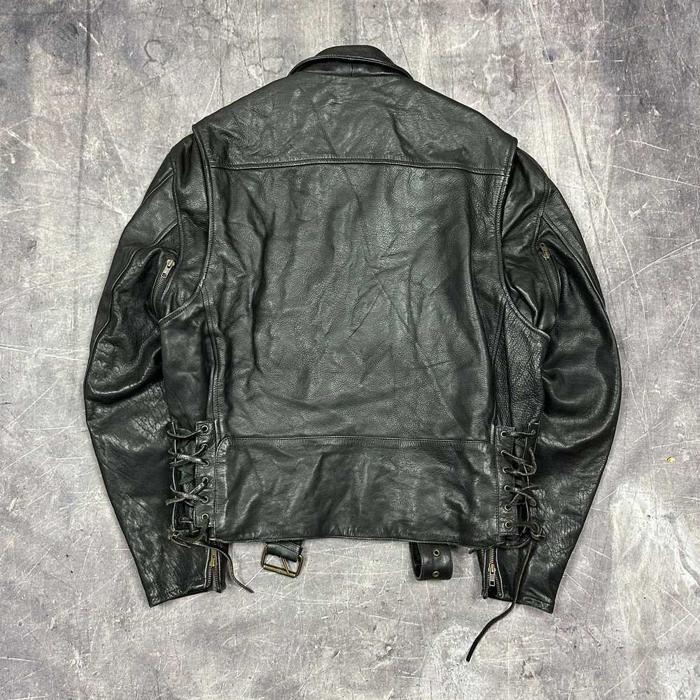 Streetwear × Vintage × Yamaha 90s Black Yamaha Le… - image 2