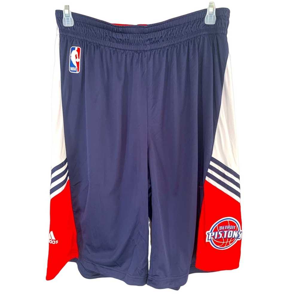 Adidas ADIDAS DETROIT PISTONS GAME WORN XXL BASKE… - image 1