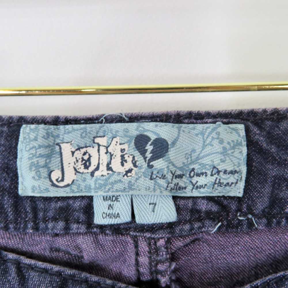 Vintage Y2k Dark Wash Low Rise Jeans with Cute Bo… - image 4