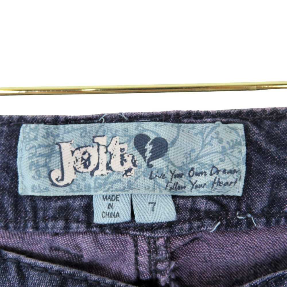 Vintage Y2k Dark Wash Low Rise Jeans with Cute Bo… - image 7