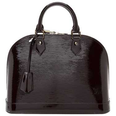 Louis Vuitton Alma leather satchel