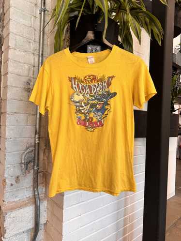 Vintage 9th Annual 1980 Hash Bash Tee Yellow