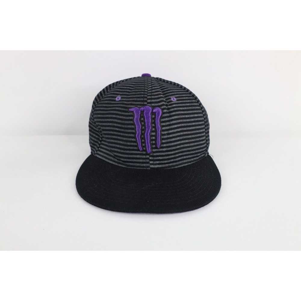 Vintage Vintage Striped Monster Energy Drink Fitt… - image 1