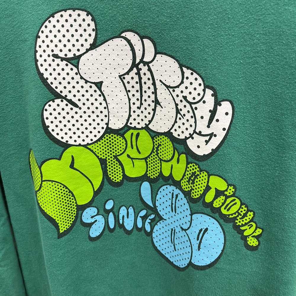 Stussy Stussy International Green Logo Unisex Swe… - image 2