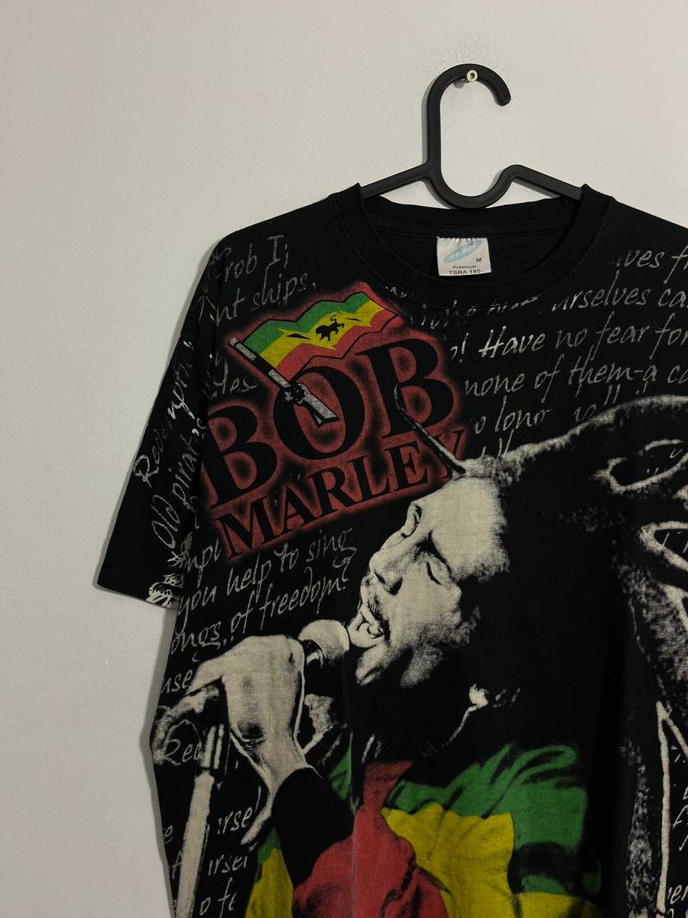 Bob Marley × Rap Tees × Vintage Bob Marley 00s Vi… - image 3
