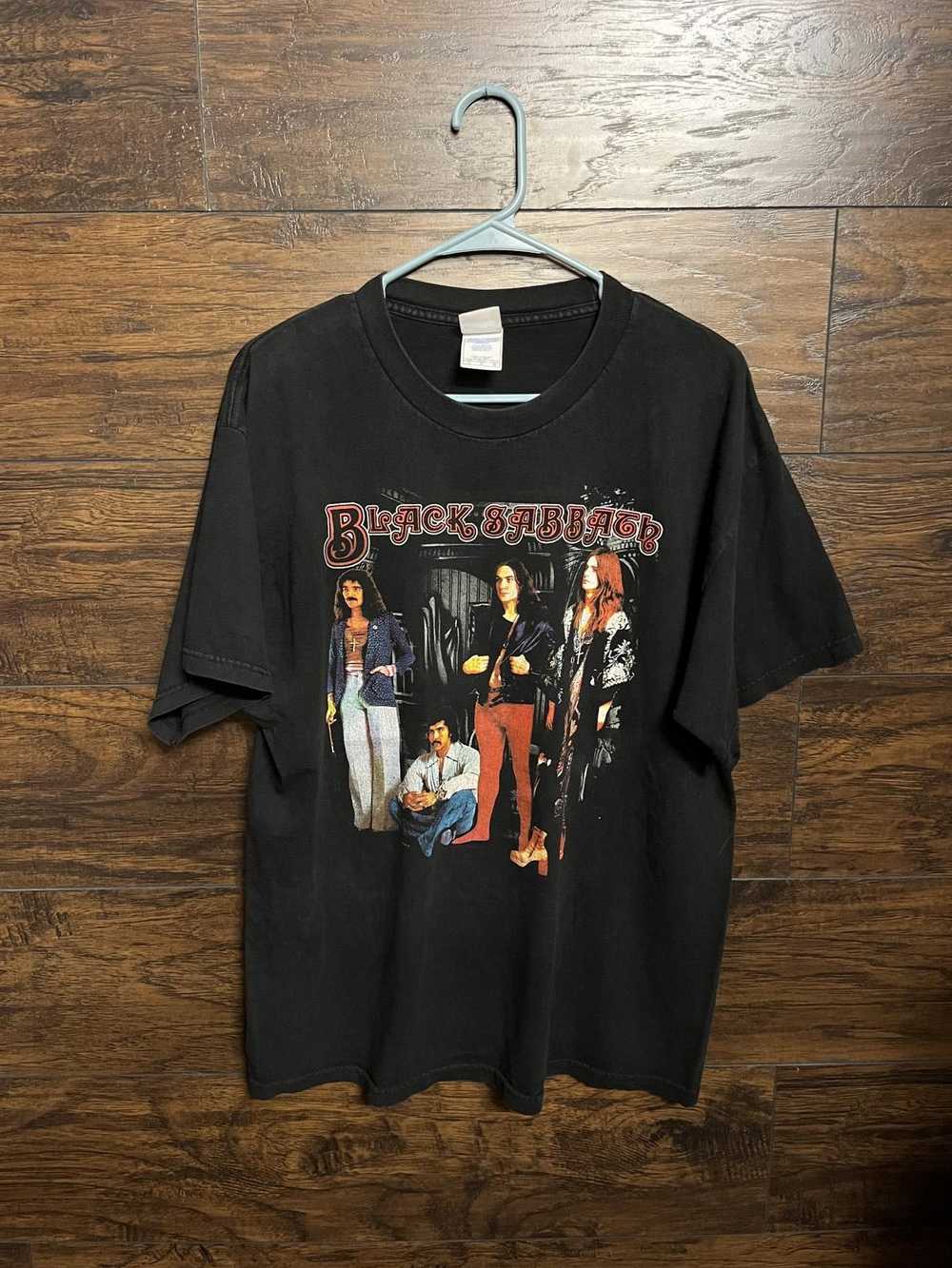 Designer Vintage Black Sabbath Band T-shirt - Ten… - image 1