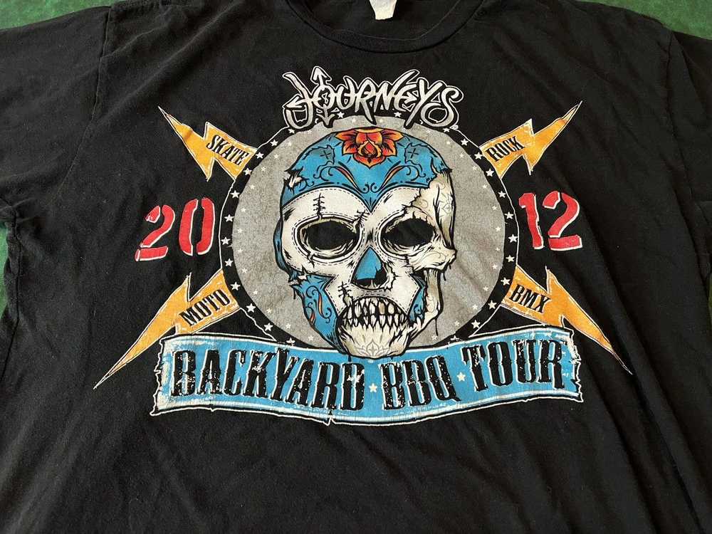 Band Tees × Rock T Shirt 2012 Journeys Backyard B… - image 2