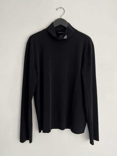 Prada Prada Technical Knit Black Mockneck - XXL