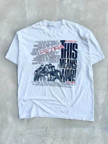 Rock T Shirt × Vintage Vintage 80’s Petra Rock Ban