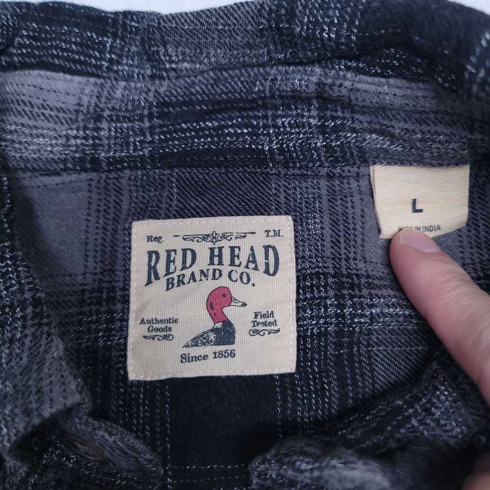 Redhead RedHead Tartan Flannel Shirt Mens Size La… - image 3