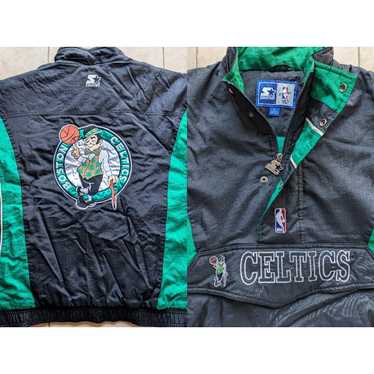 Starter Boston Celtics 90s STARTER puffer 1/2 zip… - image 1